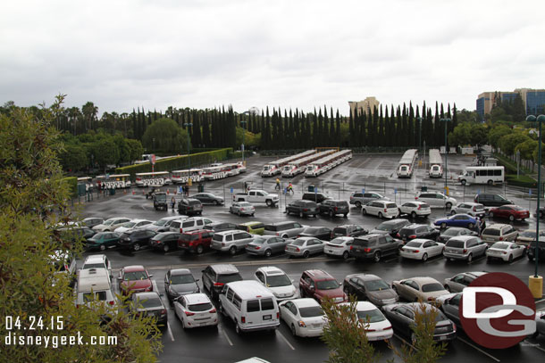 Seems my run of bad weather at the parks is continuing.. first Hong Kong, then Tokyo, and now Anaheim!