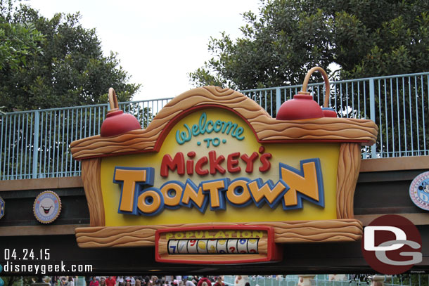 Heading into Toontown