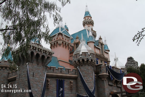 Another pass of the castle and the 60th decorations