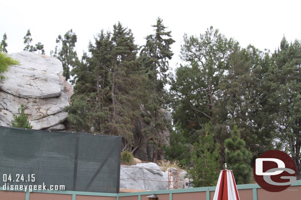 Back outside you can see some of the new rockwork.