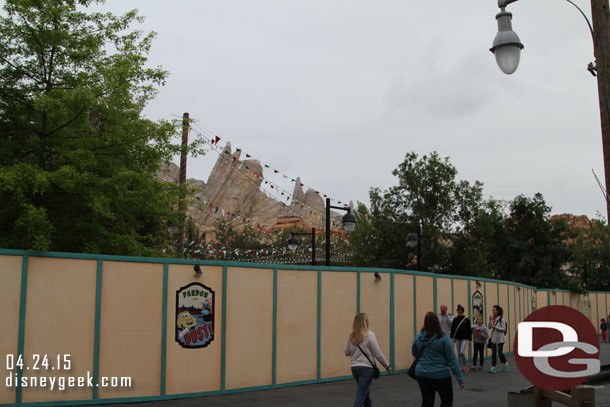 No visible progress in Cars Land