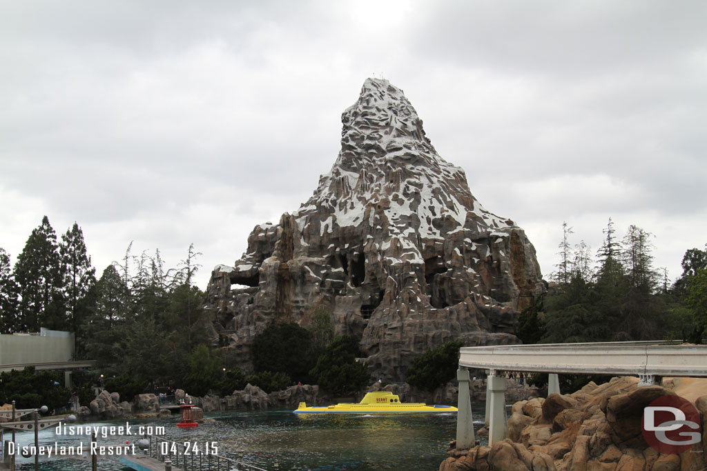 The Matterhorn is still being worked on. 