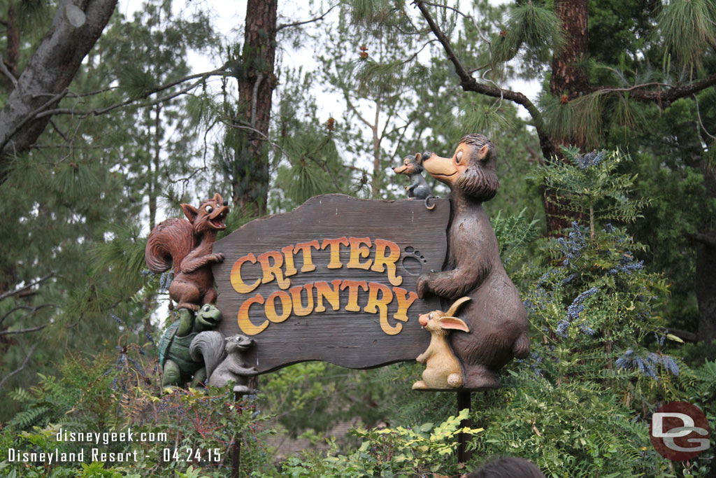 Critter Country has reopened since my last visit.