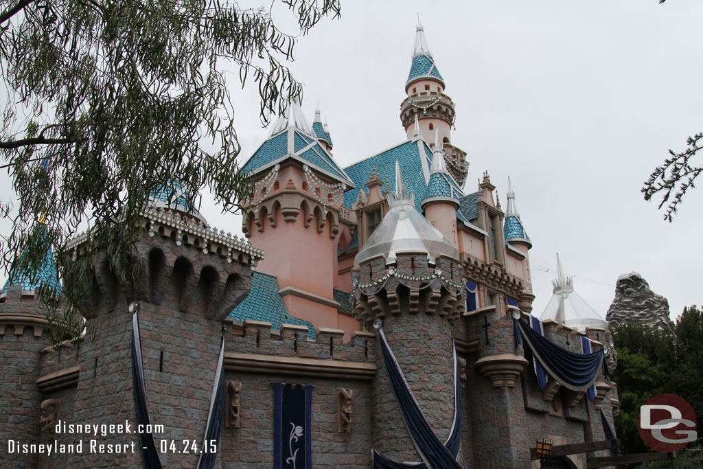 Another pass of the castle and the 60th decorations