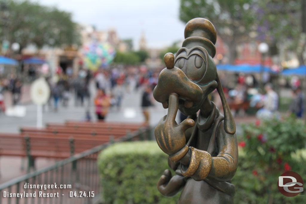 Goofy in the hub...