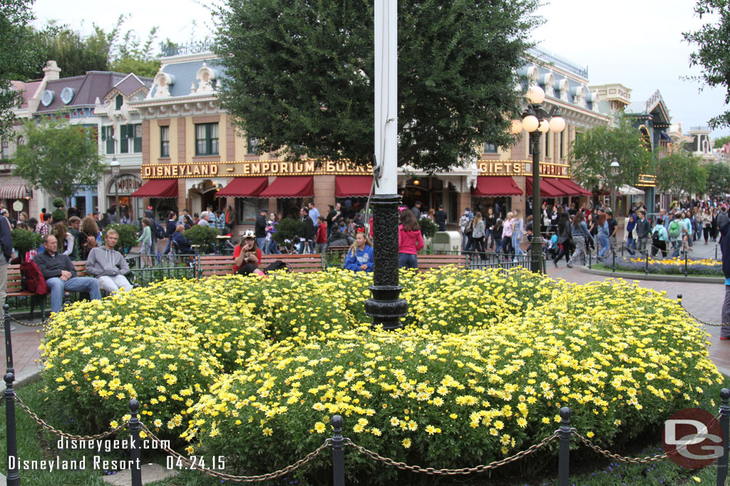 The current plants in Town Square around the flag pole are rather high.. they hide the dedication plaque 