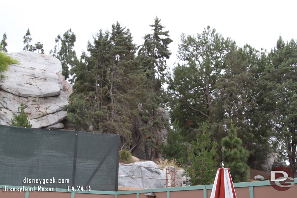 Back outside you can see some of the new rockwork.