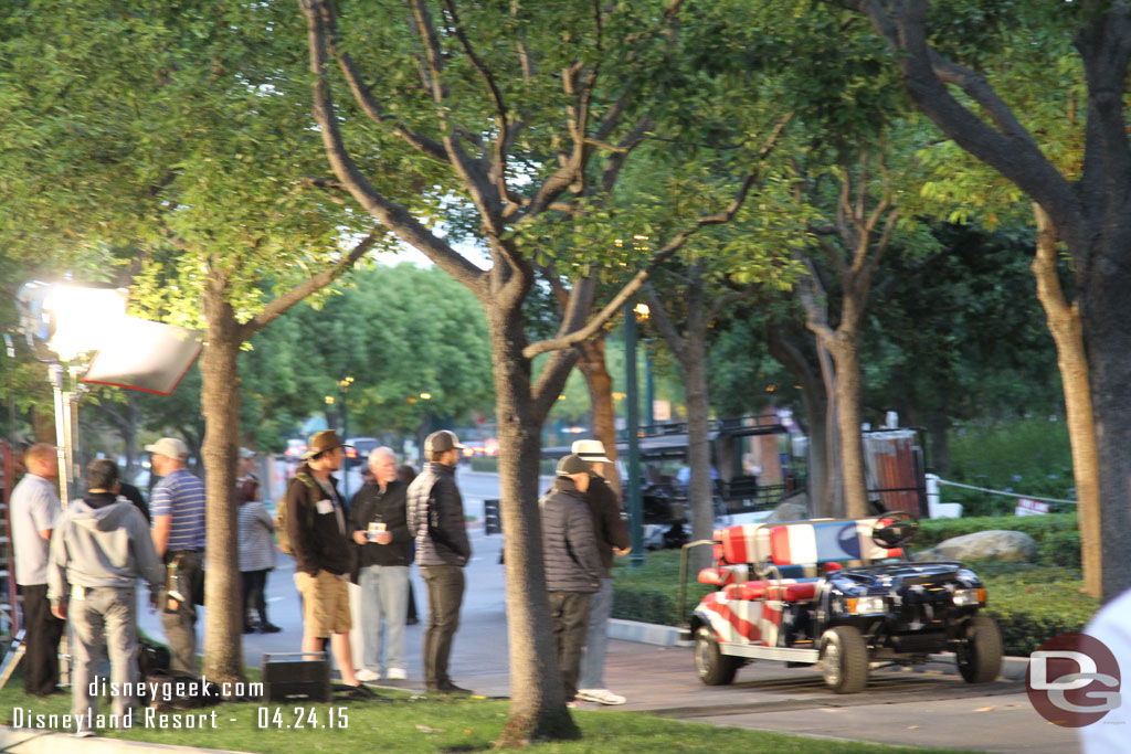 More filming going on between ESPN and the Disneyland hotel