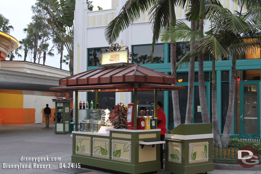 A hot dog stand in Downtown Disney, I do not remember seeing this one before.