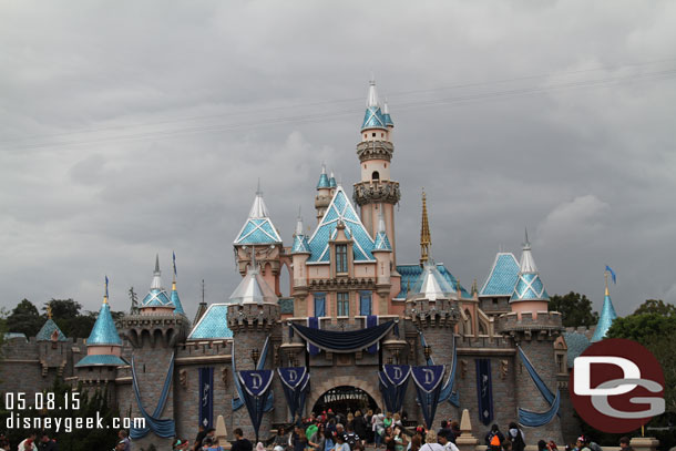 Sleeping Beauty Castle looks more or less the same as last visit.  The final items have not been installed.