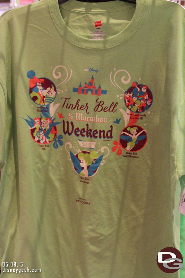 A shirt with all the weekends races on it.