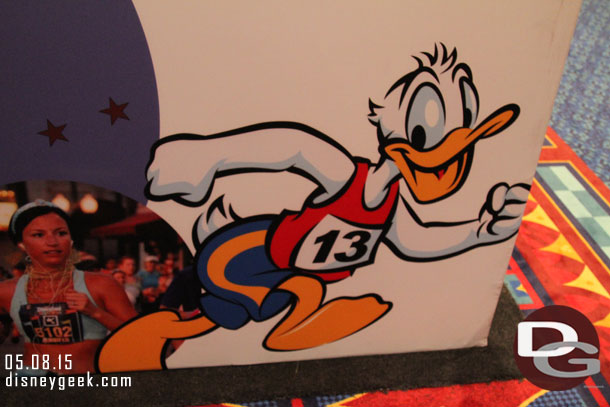 Donald on a sign