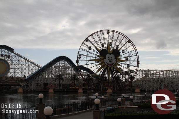 Paradise Pier this afternoon