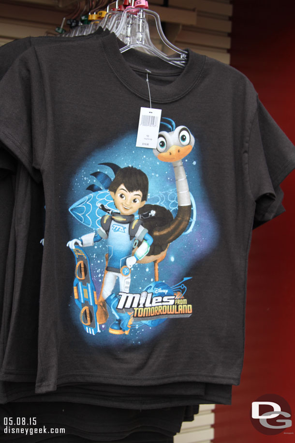 Miles from Tomorrowland merchandise on Hollywood Blvd.