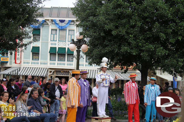 The Dapper Dans at the Flag Retreat