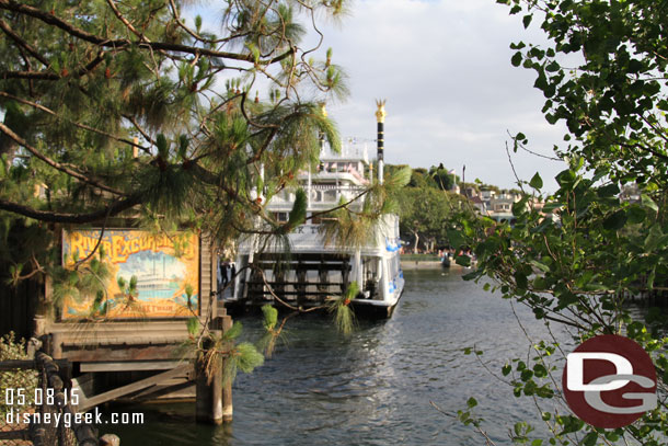 The Mark Twain in port