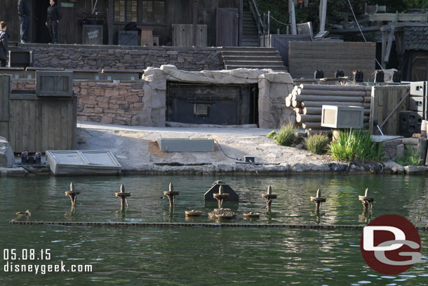 Set up work going on for Fantasmic