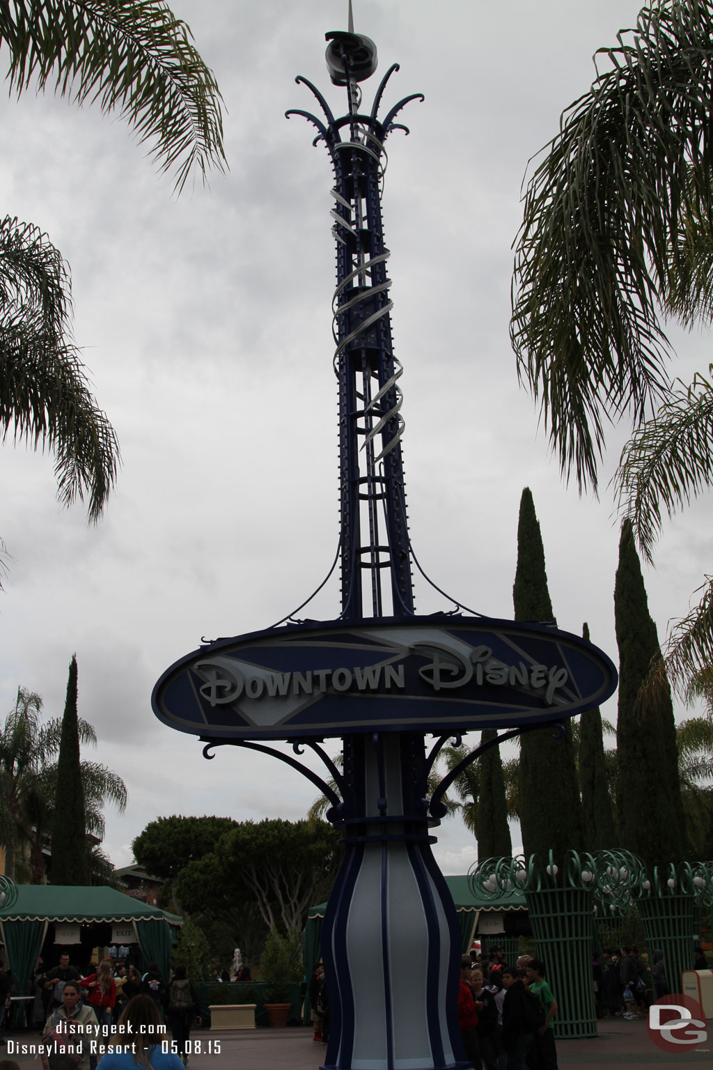 The Downtown Disney sign repainting and renovation is complete.