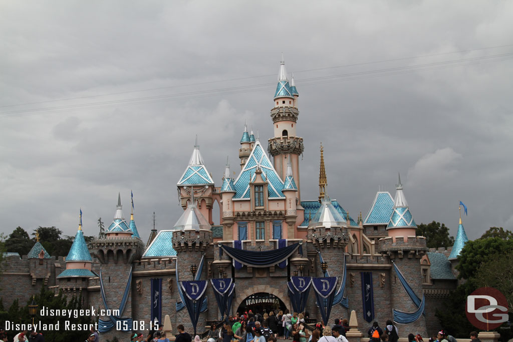 Sleeping Beauty Castle looks more or less the same as last visit.  The final items have not been installed.