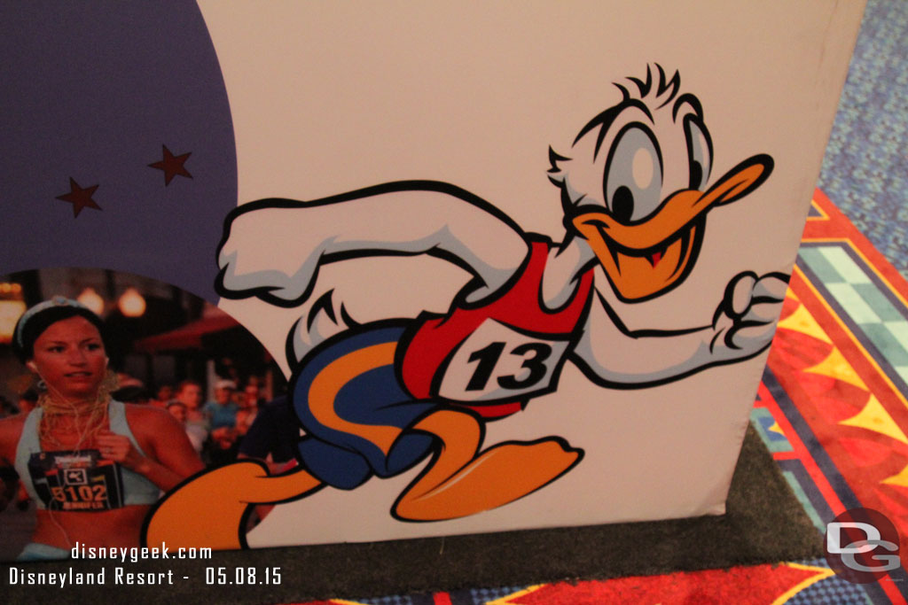 Donald on a sign