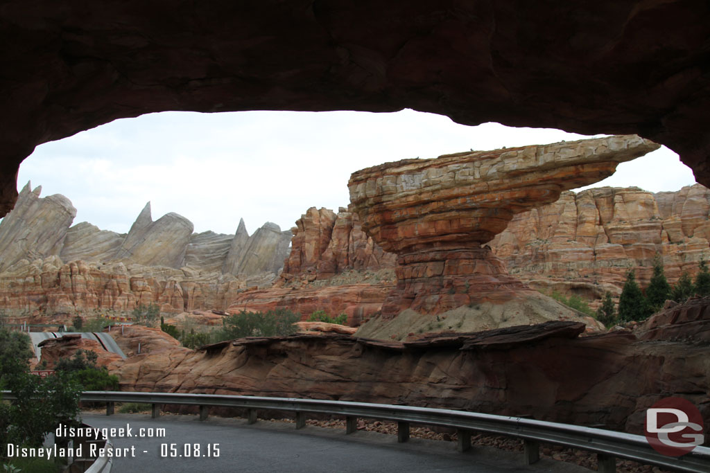 Passing through Cars Land.