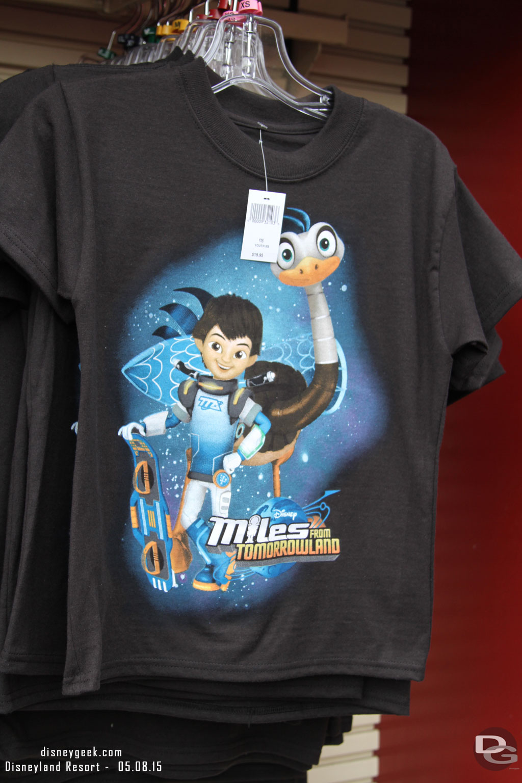 Miles from Tomorrowland merchandise on Hollywood Blvd.