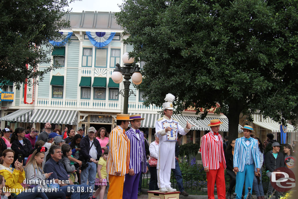 The Dapper Dans at the Flag Retreat