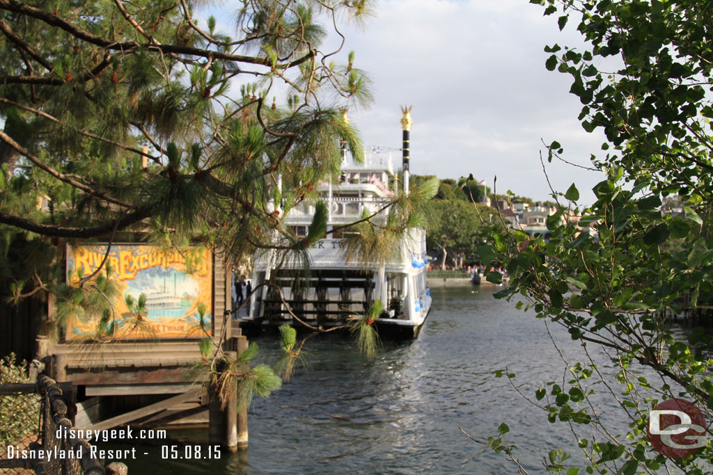 The Mark Twain in port