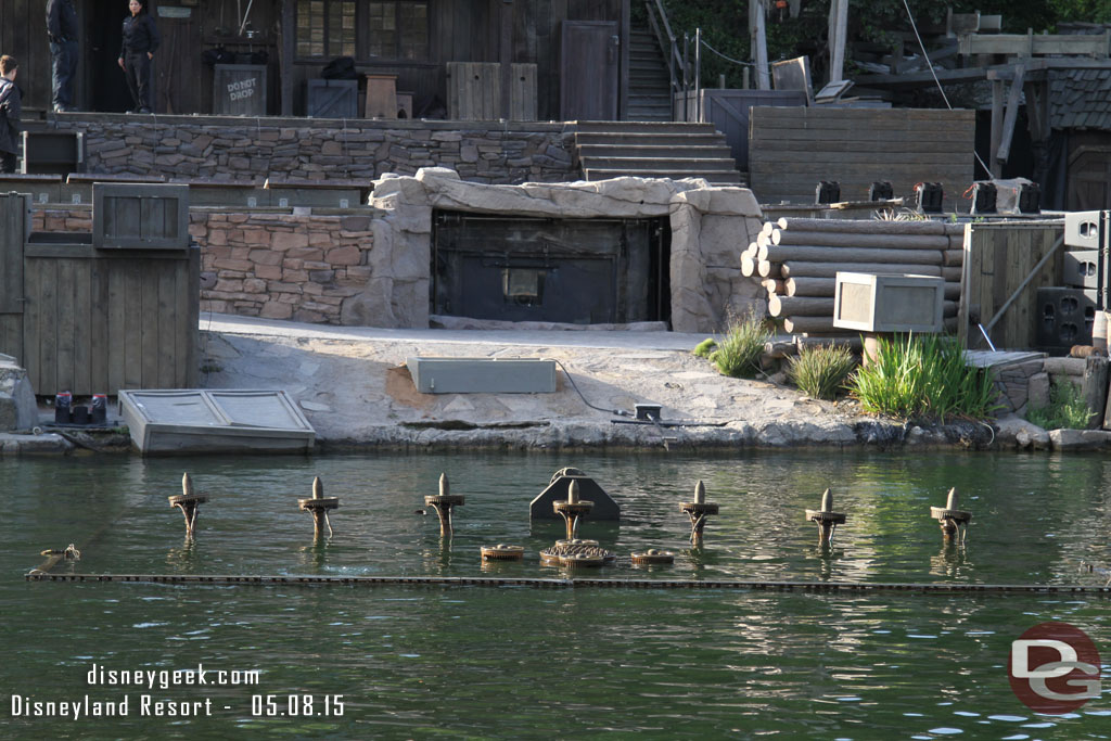 Set up work going on for Fantasmic