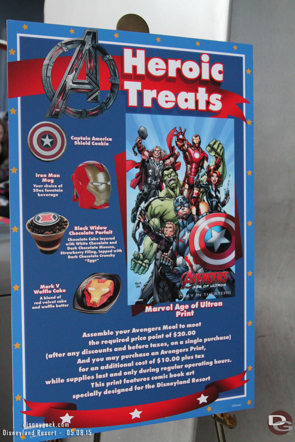 Pizza Port has a promotion going on for the Avengers with special food items and a print available.