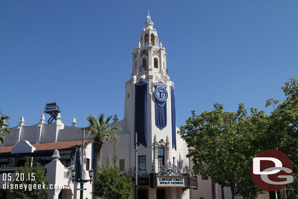 The Carthay Circle Restaurant decked out for the 60th.