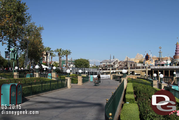 Took a walk over to Paradise Park to check them out.  The roped off area in the distance is where the VIPs will be and the stage for the premiere tonight.