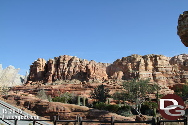 Walked through Cars Land.