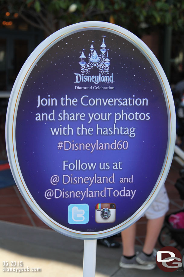 A sign encouraging you to post your comments on Buena Vista Street.  I liked the idea but it really did not fit with the 1930 theme.