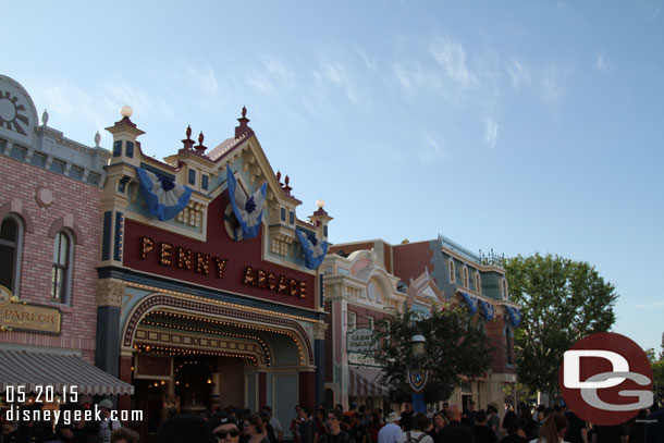 Blue skies.. first time in a while I had a decent weather day at a Disney park.