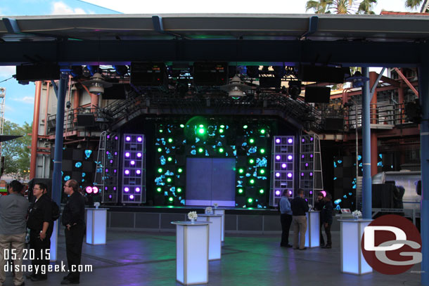 The Backlot stage will host the dance crew now.