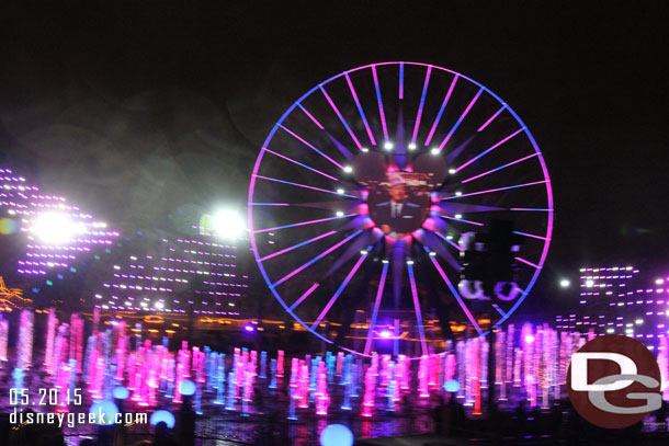 The finale song is a tribute to Disneyland that Walt opens kicks off