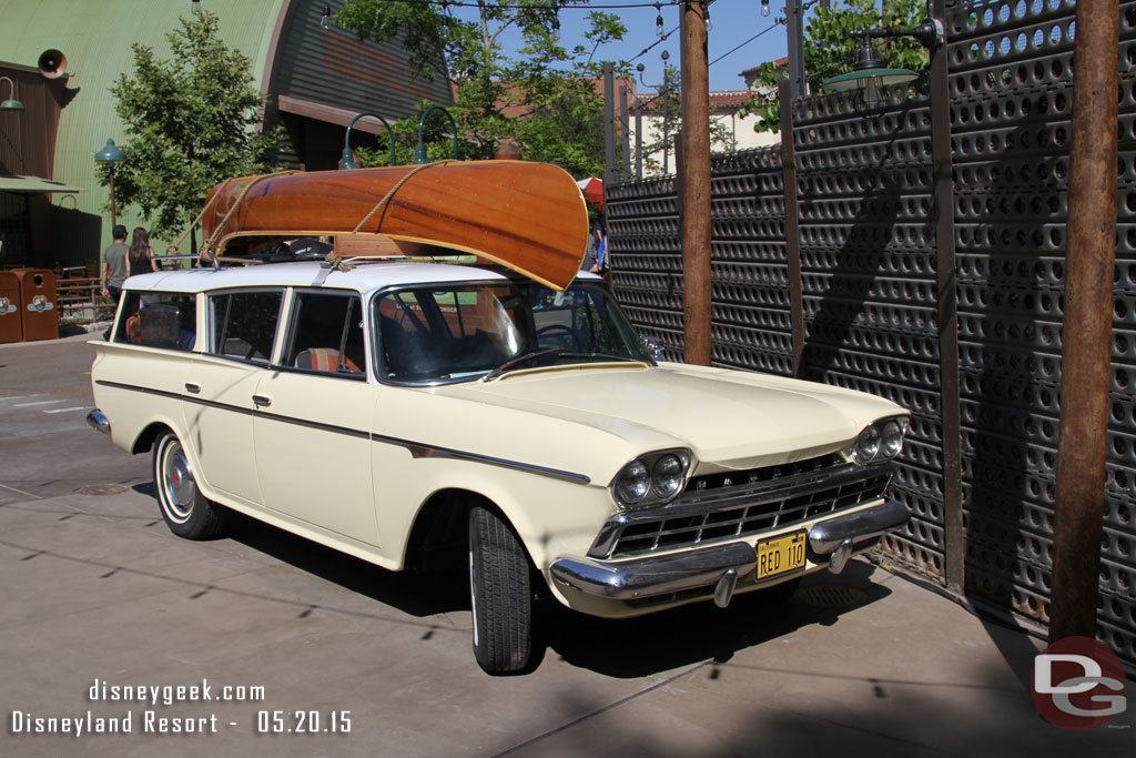 Parked near by a new car.. well an old Rambler but it is new to the area.