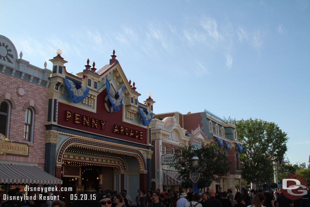 Blue skies.. first time in a while I had a decent weather day at a Disney park.