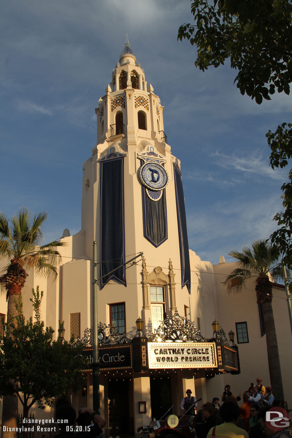 The Carthay Circle Restaurant this evening.