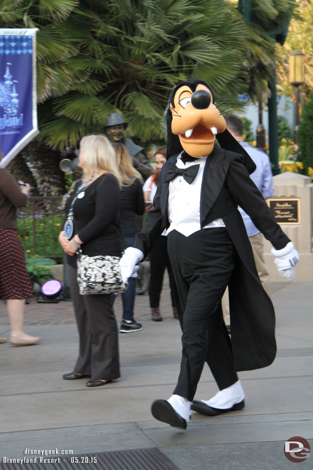 Goofy dressed up for the event.