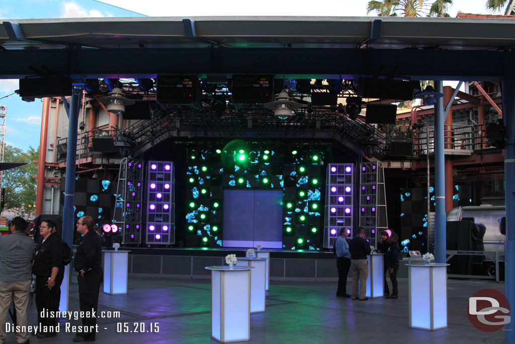 The Backlot stage will host the dance crew now.