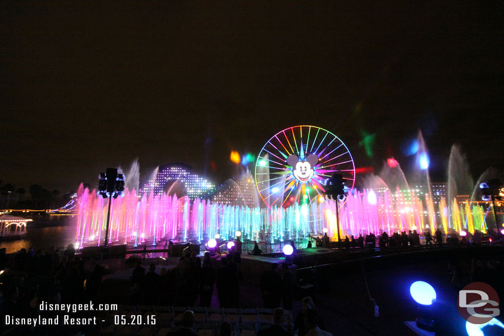 This wraps up my very quick look at World of Color Celebrate.  I will have more pictures and video this weekend.