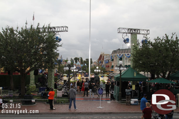 In Town Square a show called the Social was broadcasting live.