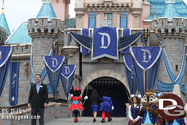 Mickey, Minnie, and the Ambassador head back to unveil the final element.