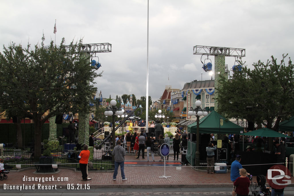 In Town Square a show called the Social was broadcasting live.