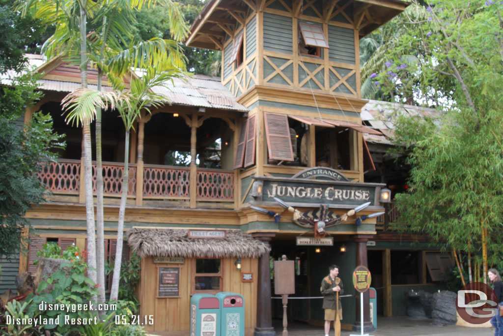 The Jungle Cruise was also closed right now.