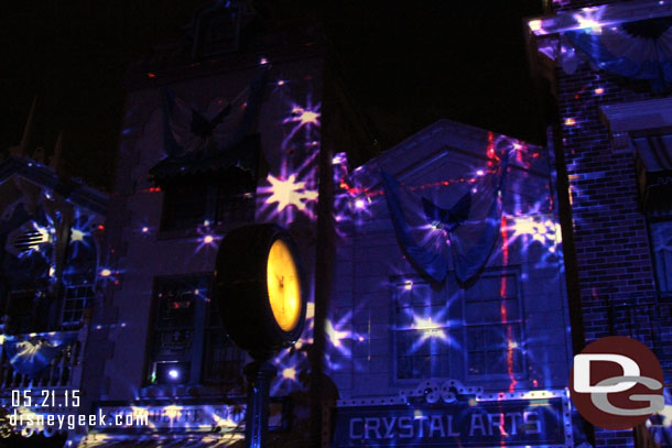 The projectors come to life on Main Street and you are immersed in the Magic