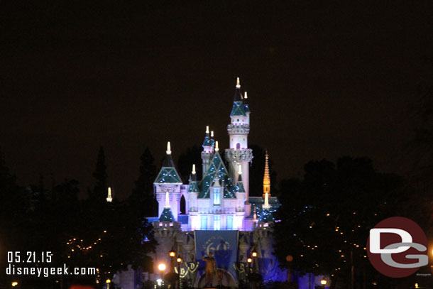 After the show Sleeping Beauty Castle