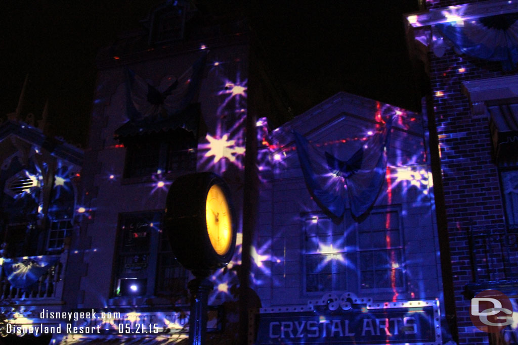 The projectors come to life on Main Street and you are immersed in the Magic